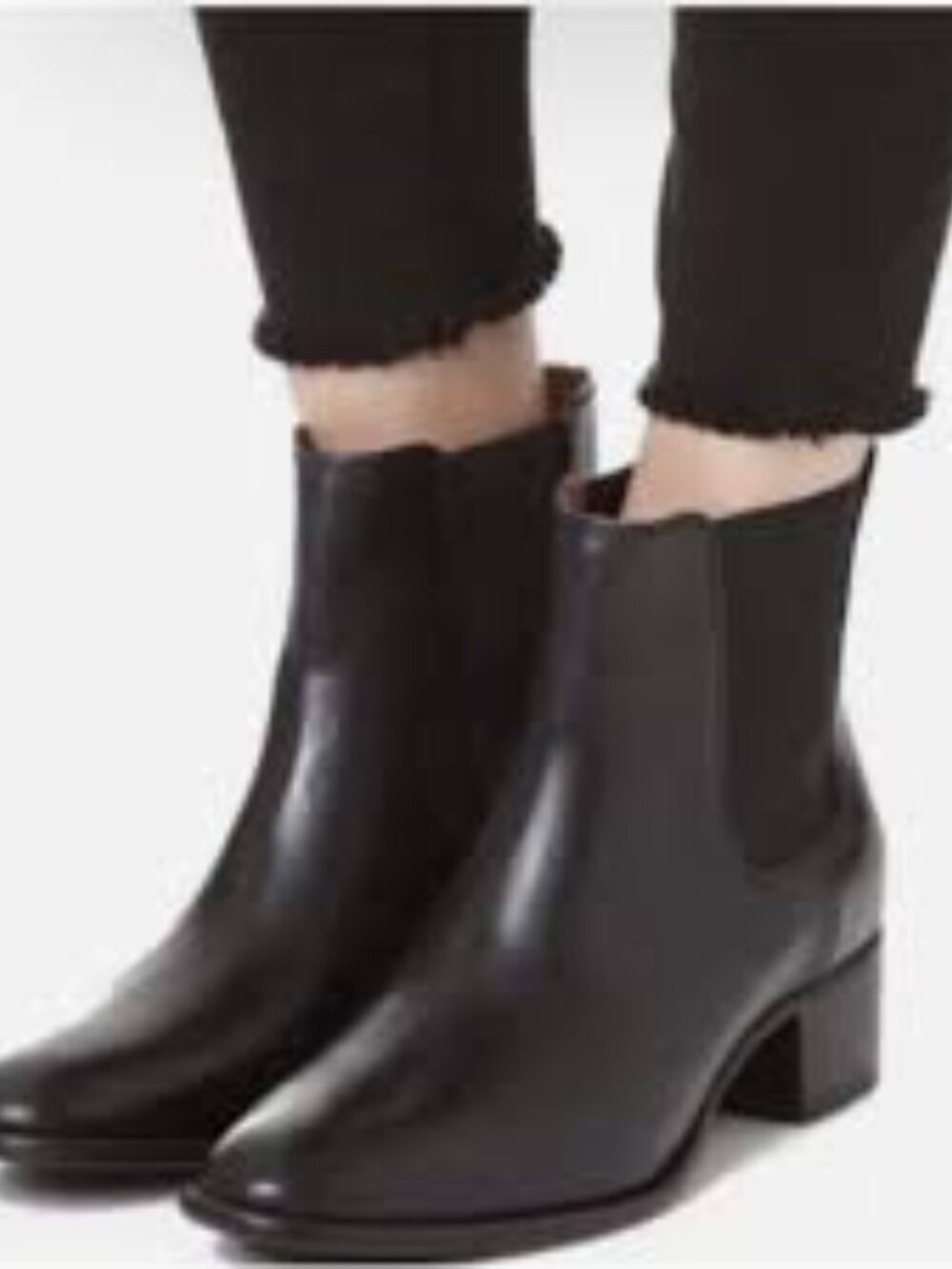 Frye Dara Black Leather Women's Chukka Ankle Boots Size 8.5